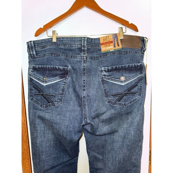 NWT T.K.โAxel Stretch Slim Boot Jeans Size 40X32 - Picture 6 of 12